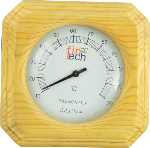 Sauna Termometresi Ahşap Fıntech