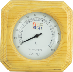 Sauna Termometresi Ahşap Fıntech