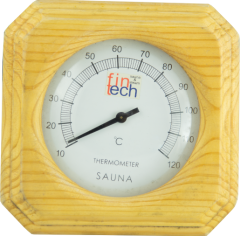 Sauna Termometresi Ahşap Fıntech