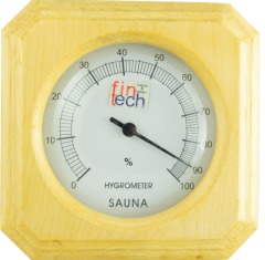 Sauna Higrometresi Ahşap Fıntech