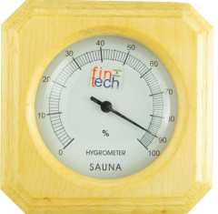 Sauna Higrometresi Ahşap Fintech