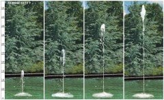 Havuz Fıskiyesi Siyah Plastik Parmak Model