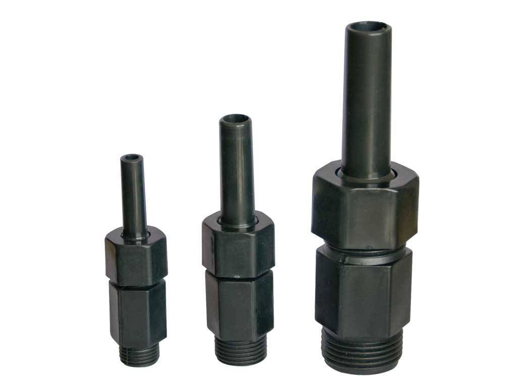 Havuz Fıskiyesi Siyah Plastik Parmak Model