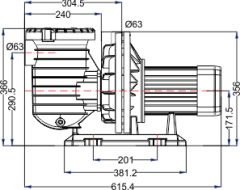 2,00 HP Ön Filtreli Best Model Pompa (Trifaze)
