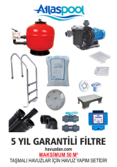 Taşmalı  Havuz Yapım Seti (50 Ton) Atlaspool