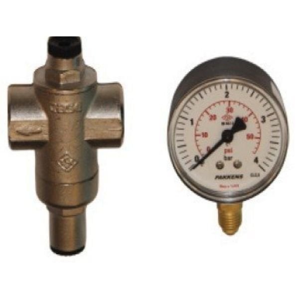 Basınç Regülatörü (Manometreli basınç düşürücü 1/2'')