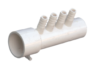 Jakuzi Kollektörü 25x10 mm 4 Hava Çıkışlı