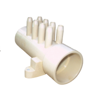 Jakuzi Kollektörü 40x10 mm 8 Hava Çıkışlı