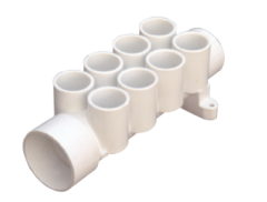 Jakuzi Kollektörü 40x20 mm 8 Su Çıkışlı