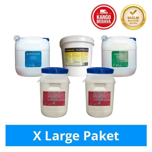 Havuz Kimyasalları Seti, Dörtlü XL Paket
