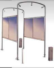 Havuz Duş Kabini 3 Duş Başlıklı 2 Kemerli 304 K