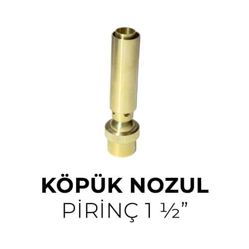 Köpük Nozul Pirinç 1 ½”