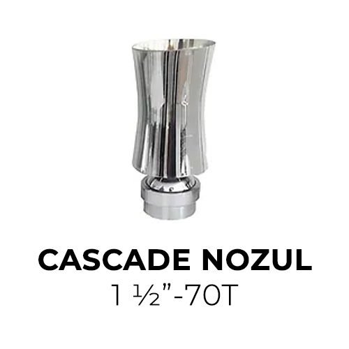 Cascade Nozul Paslanmaz Çelik 1 ½”-70T