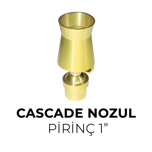 Cascade Nozul Pirinç  1”